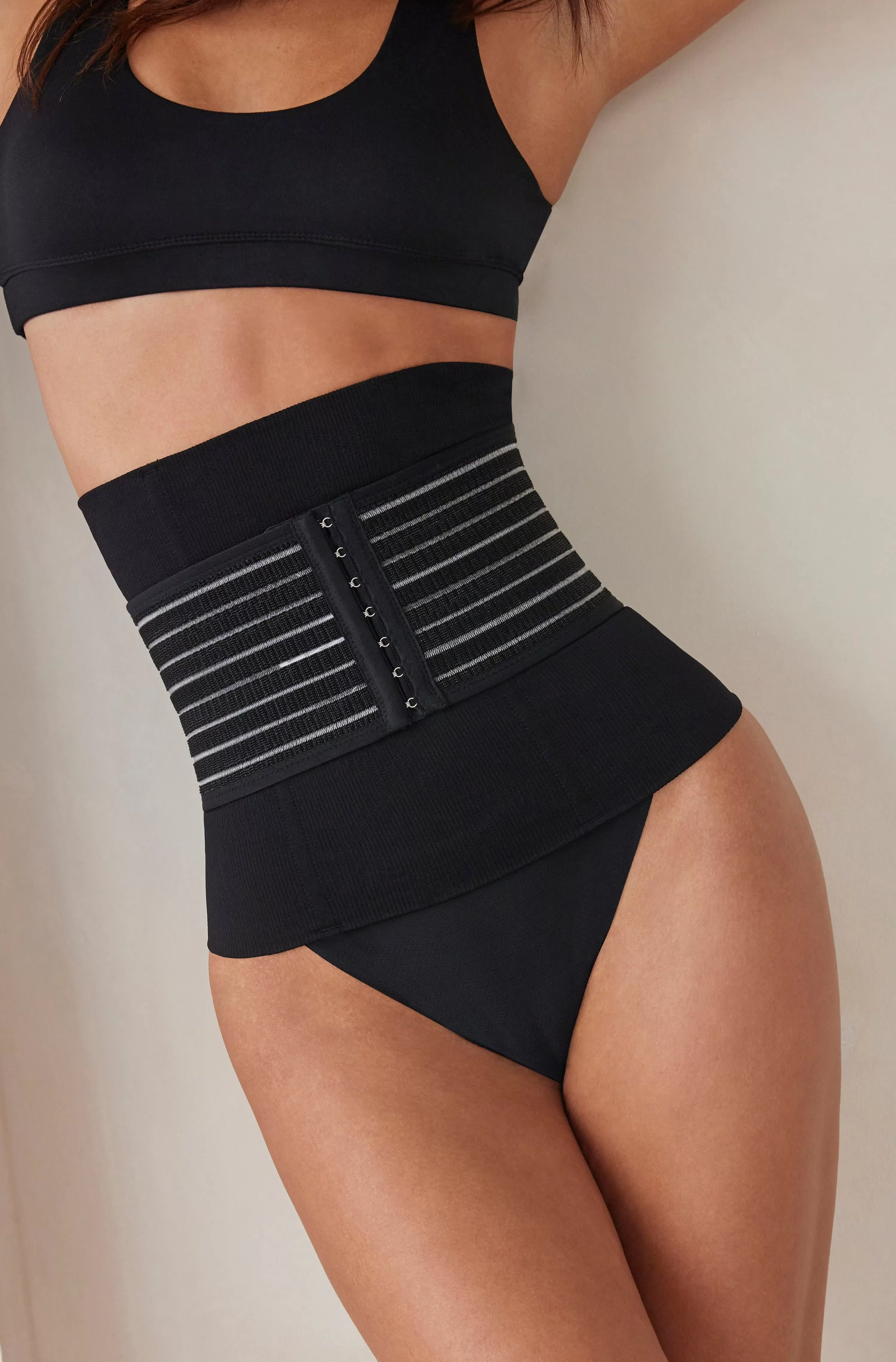 Waist Trainers | BUMPSUIT The Flex Cincher Black