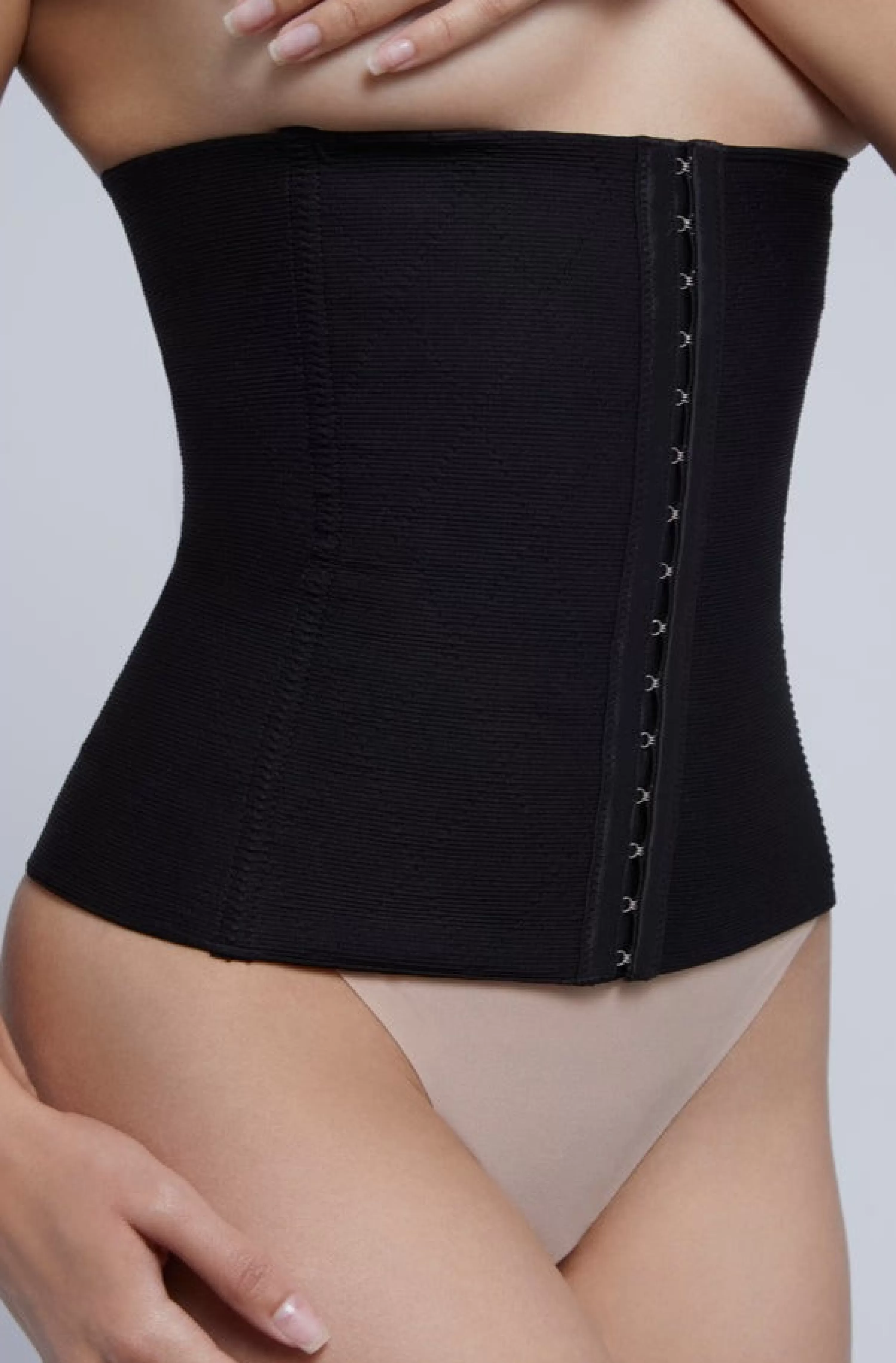 Waist Trainers | BUMPSUIT The Hook And Eye Waist Trainer Black