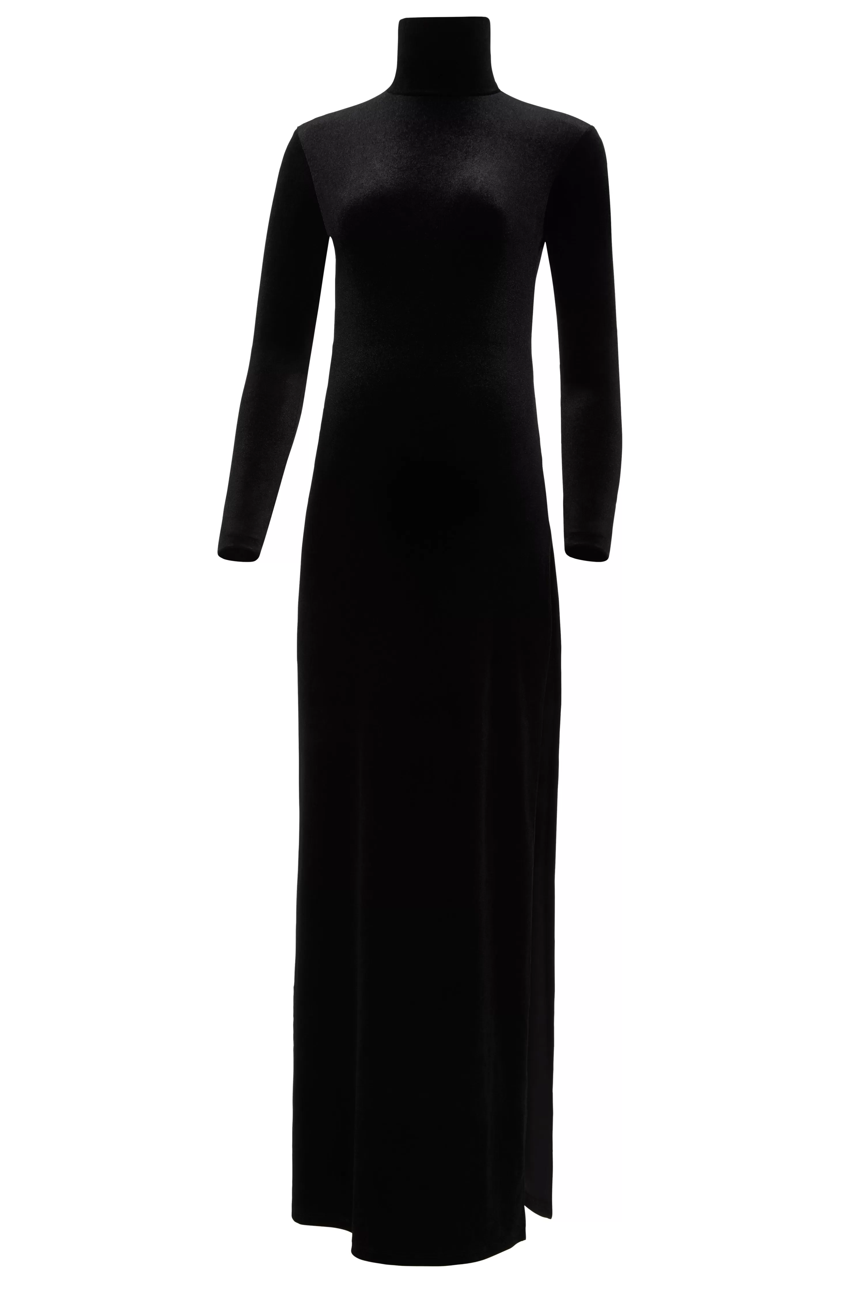 Dresses | BUMPSUIT The Solid Velvet Monica Dress Black