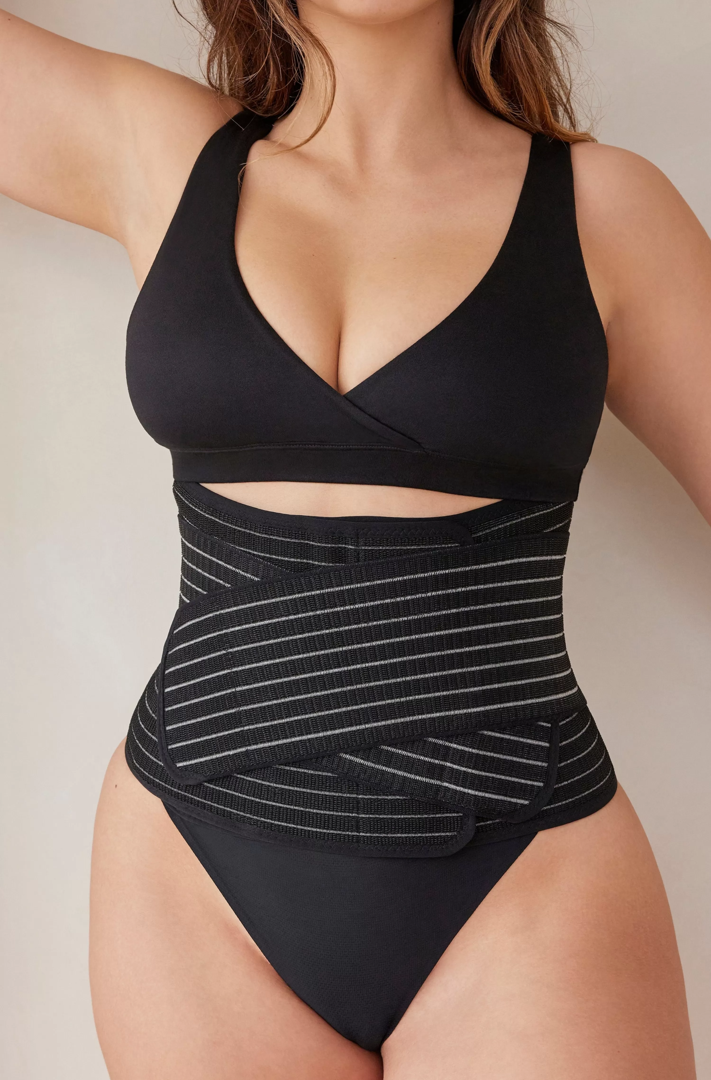 Shapewear | BUMPSUIT The Velcro Waist Trainer Black